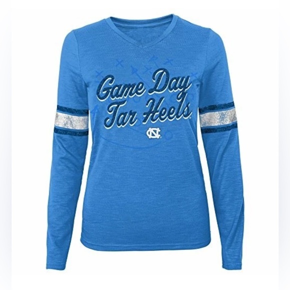 NWT [Gen2] North Carolina Tar Heels NCAA Long Sleeve Shirt Juniors Large or XL - Picture 1 of 10